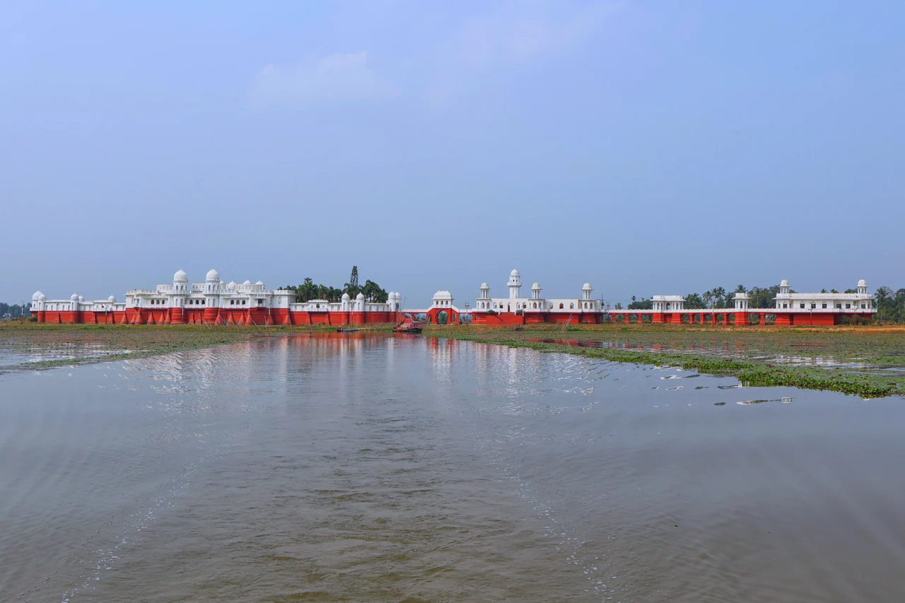 Neermahal water palace on Rudrasagar Lake